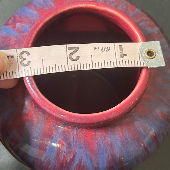 Beautiful Vintage Flambé Porcelain Vase Oxblood/Sang de Boeuf - Picture 8 of 12